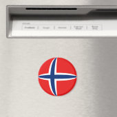 Noorwegen Vlag magneet (Insitu (Vaatwasser))