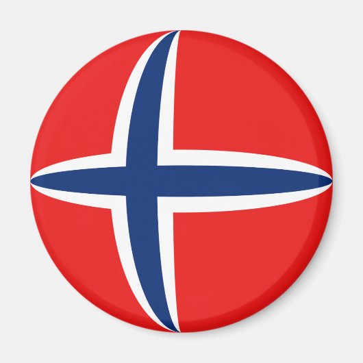 Noorwegen Vlag magneet (Voorkant)
