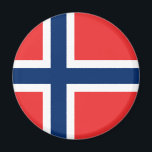 Noorwegen Vlag Magnet<br><div class="desc">Magneet met de vlag van Noorwegen,  officieel het Koninkrijk Noorwegen.</div>