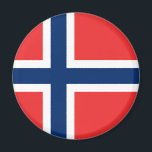 Noorwegen Vlag Magnet<br><div class="desc">Magneet met de vlag van Noorwegen,  officieel het Koninkrijk Noorwegen.</div>