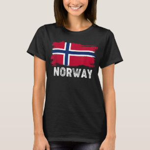 Noorwegen Vlag Noorse gezagstrots T-shirt