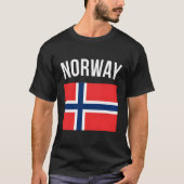 Noorwegen Vlag Noorwegen T-shirt (Voorkant)