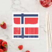 Noorwegen Vlag Papieren servetten (Insitu)