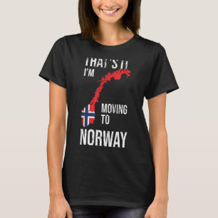 Noorwegen Vlag Scandinavia Funny Noorwegen T-shirt