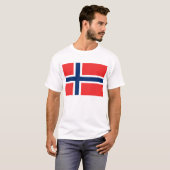 Noorwegen, vlag t-shirt (Voorkant volledig)