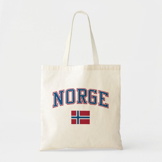 Noorwegen + vlag tote bag (Voorkant)
