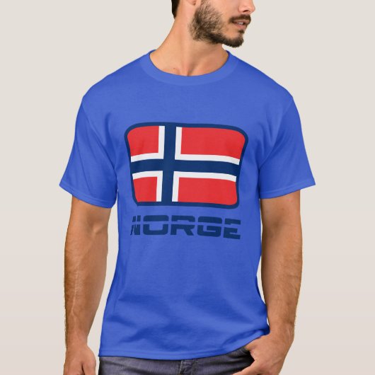 Noorwegen Vlag vriend T-shirt (Voorkant)