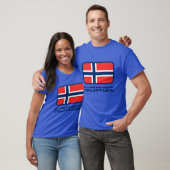 Noorwegen Vlag vriend T-shirt (Unisex)