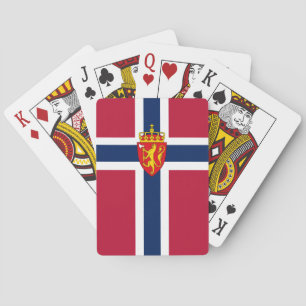 Noorwegen Vlag / Wapen Pokerkaarten