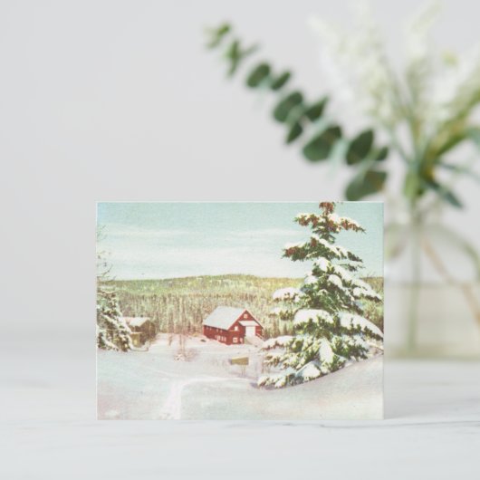  Noorwegen, winter in de bergen Briefkaart (Staand voorkant)