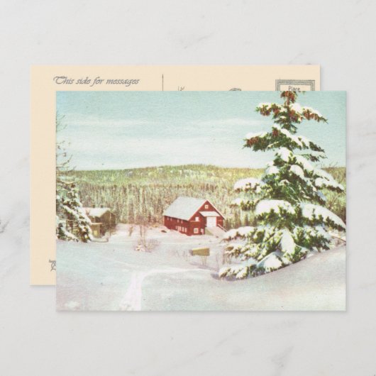  Noorwegen, winter in de bergen Briefkaart (Voorkant / Achterkant)