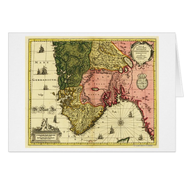 NoorwegenPanoramakaartNoorwegen (Voorkant Horizontaal)