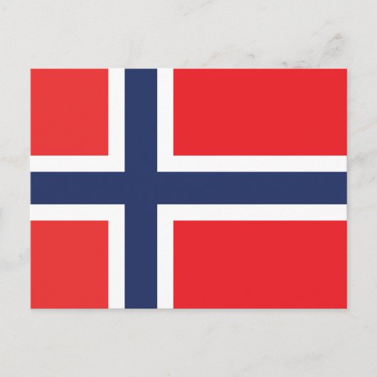 NOORWEGVLAG BRIEFKAART (Voorkant)
