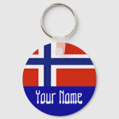 NOORWEGVLAG SLEUTELHANGER (Voorkant)