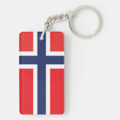 NOORWEGVLAG SLEUTELHANGER (achterkant)