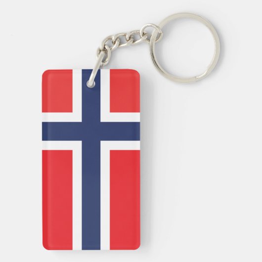 NOORWEGVLAG SLEUTELHANGER (achterkant)