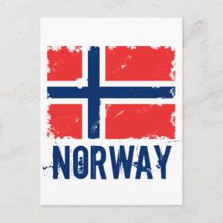 NOORWEGVLAG VERWIJDERD BRIEFKAART