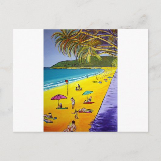 Noosa Beach Briefkaart (Voorkant)