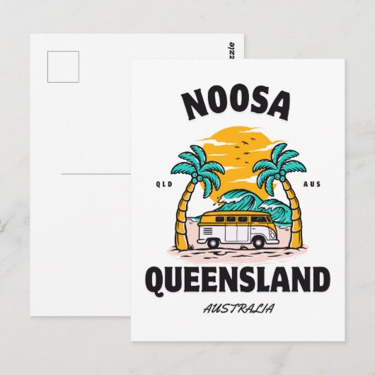 Noosa Beach Queensland Briefkaart (Voorkant / Achterkant)