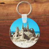 Noosa Beach Sandcastle Sleutelhanger (Voorkant)