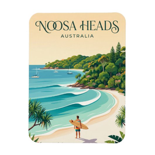 Noosa Heads Australië Magneet (Verticaal)
