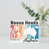 Noosa Heads Australië  Retro Souvenirs 80s Briefkaart (Staand voorkant)