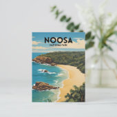 Noosa National Park - Traditionele reisposter Briefkaart (Staand voorkant)