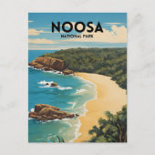 Noosa National Park - Traditionele reisposter Briefkaart (Voorkant)