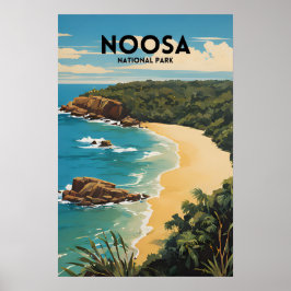 Noosa National Park - Traditionele reisposter Poster