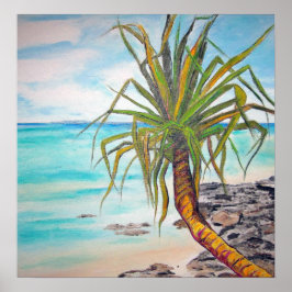 Noosa Pandanas Poster