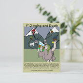 Noot 12: Veroudering en dood - door afhankelijke o Briefkaart (Staand voorkant)
