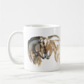 Noot aan neus koffiemok (Links)