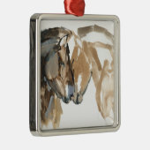 Noot aan neus metalen ornament (Rechts)