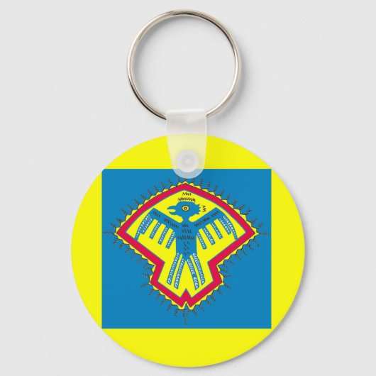 Noot-Amerikaanse vogel Sleutelhanger (Voorkant)