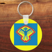 Noot-Amerikaanse vogel Sleutelhanger (Voorkant)