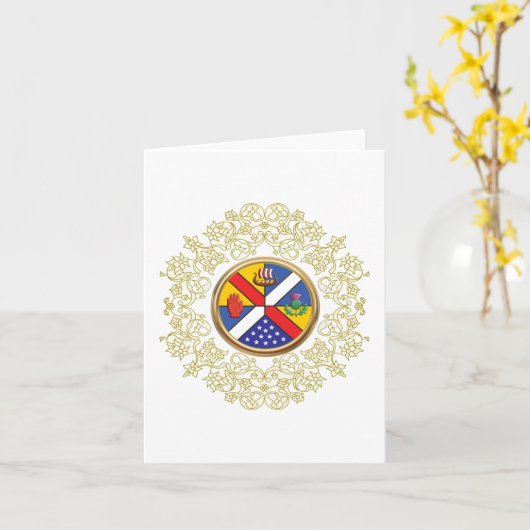 Noot Kaart V (Gele Bloem)