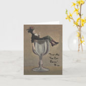  noot Kaart Vertrouw me, je kunt dansen! Wijn (Gele Bloem)