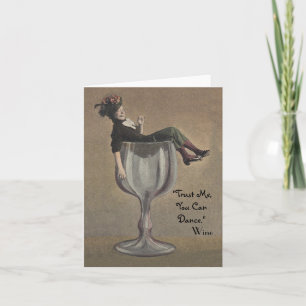  noot Kaart Vertrouw me, je kunt dansen! Wijn
