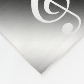 noot, muziek, metaal, tapemuziek, band, gespleten, fleece deken (Hoek)