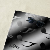 noot, muziek, metaal, tapemuziek, band, gespleten, strandlaken (In situ)