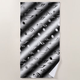 noot, muziek, metaal, tapemuziek, band, gespleten, strandlaken