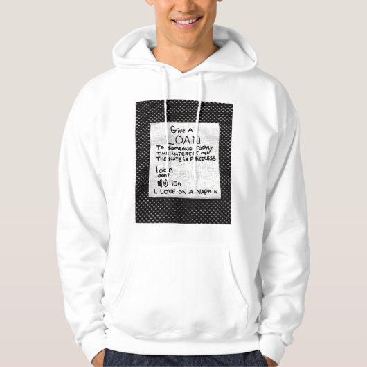 NOOT OP EEN SERVETJE HOODIE (Voorkant)