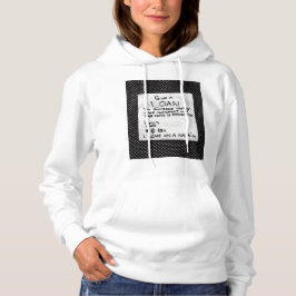 NOOT OP EEN SERVETJE HOODIE