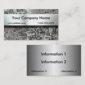 Noot op Visitekaartjes van sequins (Voorkant / Achterkant)