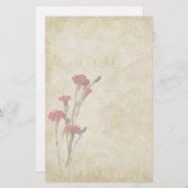 Noot papier voor anjers (Voorkant / Achterkant)