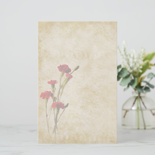 Noot papier voor anjers (Staand voorkant)