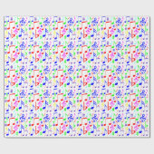 noot regenboog cadeaupapier (Vlak)