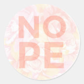 NOOT RONDE STICKER (Voorkant)
