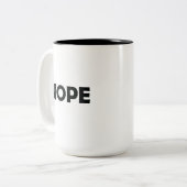 NOOT TWEEKLEURIGE KOFFIEMOK (Voorkant links)