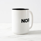NOOT TWEEKLEURIGE KOFFIEMOK (Voorkant rechts)